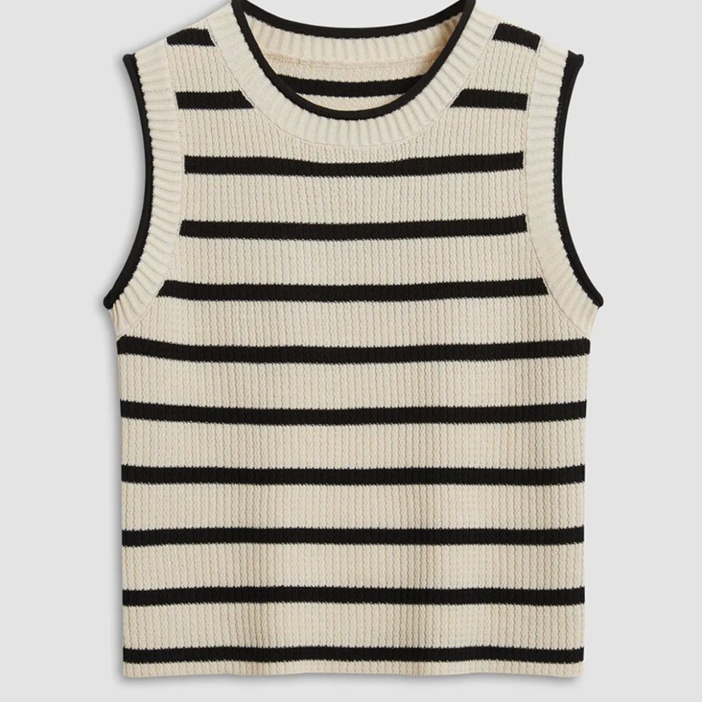 Leisure Stripe Knit Top
